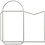 Creativ Company Stans- en embossing mallen, envelop, afm 8,5x5,5 cm, 1 stuk