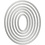 Creativ Company Stans- en embossing mallen, ovaal, afm 5x3-12x10 cm, 1 stuk