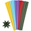 Creativ Company Vlechtstroken, L: 45 cm, d 6,5 cm, B: 15 mm, diverse kleuren, 500 stuk/ 1 doos