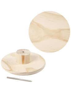 Creativ Company Kapstok, rond, D: 4,5 cm, d 15 cm, 1 stuk