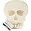 Creativ Company Schedel, Schedel of doodskop, H: 13,5 cm, D: 3 cm, B: 11,5 cm, 1 stuk