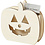 Creativ Company Schedel, Pompoenhoofd, H: 13 cm, D: 3 cm, B: 13,5 cm, 1 stuk
