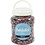 Creativ Company Kralen Mix, L: 6 mm, d 1,5-2 mm, gatgrootte 1 mm, metallic kleuren, 520 gr/ 1 Doosje