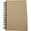 Creativ Company Spiraal gebonden notitieboek, A6, vel 105x148 mm, 60 gr, bruin, 1 stuk