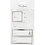 Vivi Gade Stickers, vel 9x14 cm, afm 42x39+84x29 mm, zilver, wit, 4 vel/ 1 doos