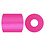 NABBI Strijkkralen, afm 5x5 mm, gatgrootte 2,5 mm, medium, roze (32222), 6000 stuk/ 1 doos