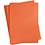 Creativ Company Gekleurd Karton, A2, vel 420x594 mm, 180 gr, oranje, 100 vel/ 1 doos