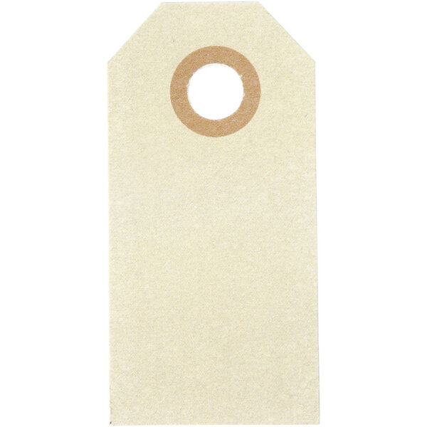 Creativ Company Manilla-labels, afm 3x6 cm, 250 gr, crème, 1000 stuk/ 1 doos