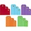 Creativ Company Manilla-labels, afm 3x6+4x8+5x10 cm, 220 gr, diverse kleuren, 500 stuk/ 1 doos