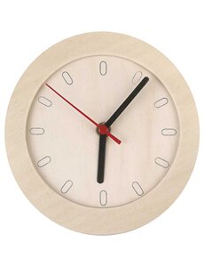 Creativ Company Klok met houten frame, d 15 cm, 1 stuk