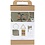 Creativ Company Hobbyset Borduurwerk, Borduurframe, dusty groen, 1 doos