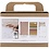 Creativ Company Mini Hobbyset Borduurwerk, Clutch-tas, dusty rose, 1 doos