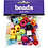 Plastic Kralen, afm 11 mm, gatgrootte 7 mm, diverse kleuren, 75 gr, 150 ml/ 1 doos