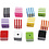 Creativ Company Multi Mix, afm 8x8 mm, gatgrootte 2,5 mm, 500 gr, 700 ml/ 1 Doosje