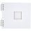 Creativ Company Spiraal gebonden Scrapbook, afm 20x20 cm, 250 gr, wit, 1 stuk
