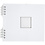 Creativ Company Spiraal gebonden Scrapbook, afm 20x20 cm, 250 gr, wit, 1 stuk