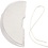 Creativ Company Pompon van papier, d 8 cm, wit, 10 stuk/ 1 doos