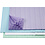 Creativ Company Honingraat papier, vel 28x17,8 cm, lichtblauw, groen, paars, wit, 4x2 vel/ 1 doos