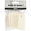 Creativ Company Houten Manilla Labels, afm 30x60 mm, 10 stuk/ 1 doos