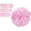 Creativ Company Pompon van papier, d 20+24+30 cm, 16 gr, lichtrood, 3 stuk/ 1 doos