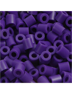  Strijkkralen, afm 5x5 mm, gatgrootte 2,5 mm, medium, donkerpaars (32234), 6000 stuk/ 1 doos