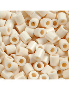 NABBI Strijkkralen, afm 5x5 mm, gatgrootte 2,5 mm, medium, lichtbeige (32251), 6000 stuk/ 1 doos