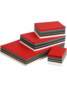  Kerst Karton, A3,A4,A5,A6, 180 gr, diverse kleuren, 1500 div vellen/ 1 doos