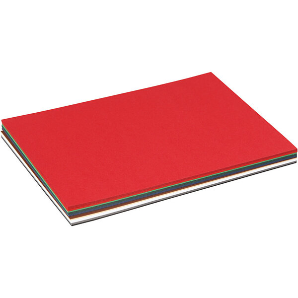 Colortime Kerst Karton, A5, vel 150x210 mm, 180 gr, diverse kleuren, 60 div vellen/ 1 doos