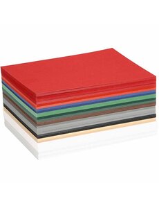 Colortime Kerst Karton, A6, vel 105x148 mm, 180 gr, diverse kleuren, 300 div vellen/ 1 doos