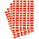 Creativ Company Vlag, afm 15x22 mm, 72 stuk/ 1 doos