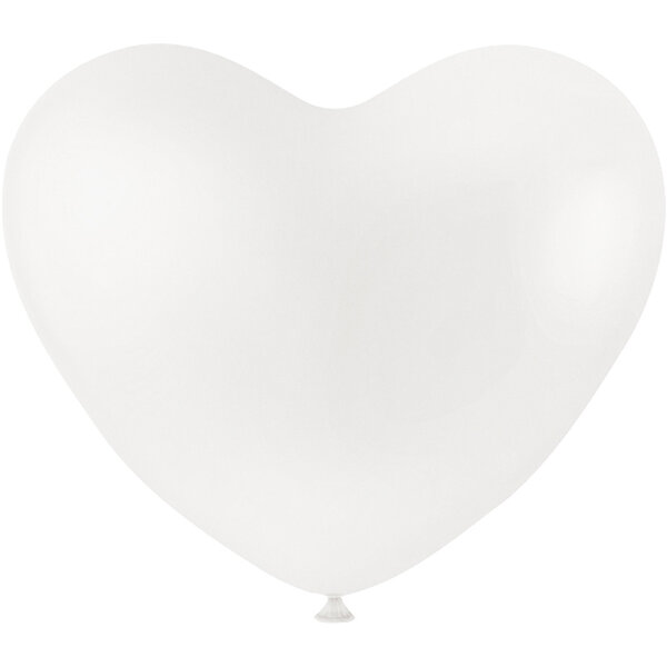 Creativ Company Ballonnen, hart, wit, 8 stuk/ 1 doos
