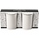 Creativ Company Mokken, H: 10 cm, d 7,4 cm, wit, 2 stuk/ 1 doos