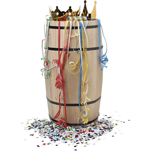 Creativ Company Carnavals ton met toebehoren, H: 54 cm, groot, 1 set