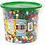 NABBI Strijkkralen, afm 10x10 mm, gatgrootte 5,5 mm, JUMBO, standaardkleuren, 2450 div/ 1 doos