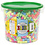 NABBI Strijkkralen, afm 10x10 mm, gatgrootte 5,5 mm, JUMBO, pastelkleuren, 2450 div/ 1 emmer