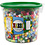 NABBI Strijkkralen, afm 10x10 mm, gatgrootte 5,5 mm, JUMBO, extra kleuren, 2450 div/ 1 emmer