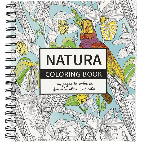 Creativ Company Kleurboek, Natura, afm 19,5x23 cm, Aantal pagina's 64, 1 stuk