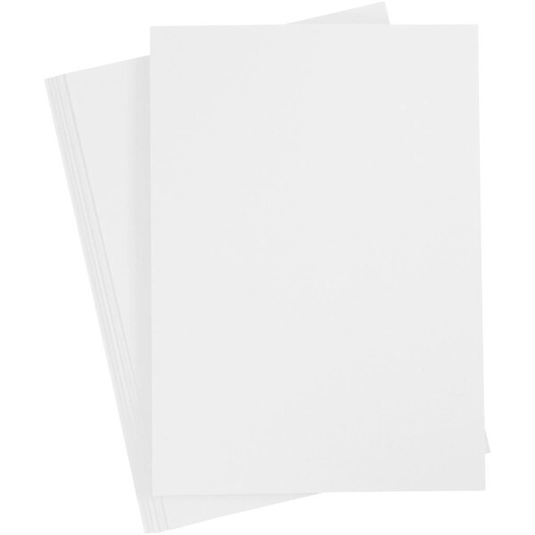 Creativ Company Papier, A4, vel 210x297 mm, 80 gr, wit, 20 stuk/ 1 doos