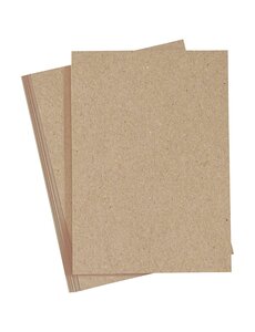 Creativ Company Papier, A4, vel 210x297 mm, 120 gr, naturel, 20 stuk/ 1 doos