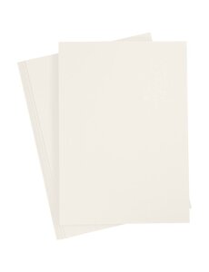 Creativ Company Papier, A4, vel 210x297 mm, 80 gr, off-white, 20 stuk/ 1 doos