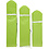 Creativ Company Pompon van papier, d 20+24+30 cm, 16 gr, lime groen, 3 stuk/ 1 doos