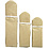 Creativ Company Pompon van papier, d 20+24+30 cm, 16 gr, goud, 3 stuk/ 1 doos