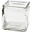 Creativ Company Vierkant glas, H: 10 cm, afm 10x10 cm, 12 stuk/ 1 doos