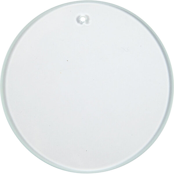 Creativ Company Glazen platen, Rond, d 7 cm, dikte 3 mm, 10 stuk/ 1 doos