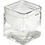 Creativ Company Vierkant glas, H: 8 cm, afm 7,5x7,5 cm, 12 stuk/ 1 doos