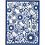 Creativ Company Kartonblok, A6, vel 104x146 mm, 200 gr, blauw, lichtblauw, donkerblauw, paars, 24 stuk/ 1 doos