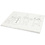 Deuren van karton, A3, afm 30x42 cm, wit, 30 stuk/ 1 doos
