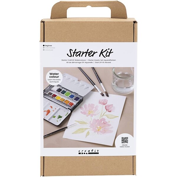 Creativ Company Starter Hobbyset Aquarel, 1 doos