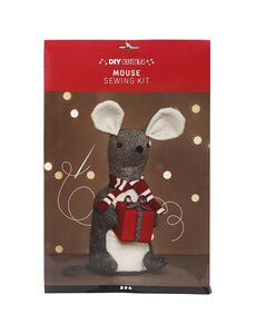 Creativ Company Kerstmuis, H: 30 cm, 1 stuk