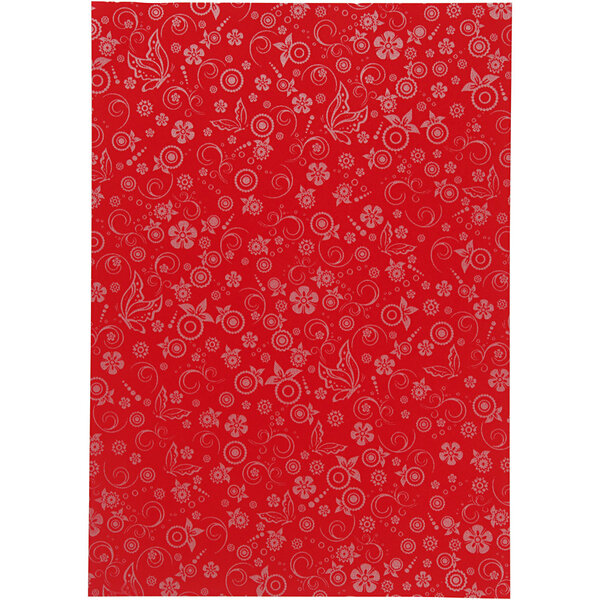 Papier, A4, vel 210x297 mm, 80 gr, rood, 20 vel/ 1 doos